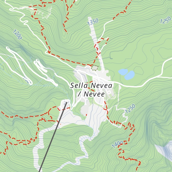 Map of Rifugio Divisione Julia
