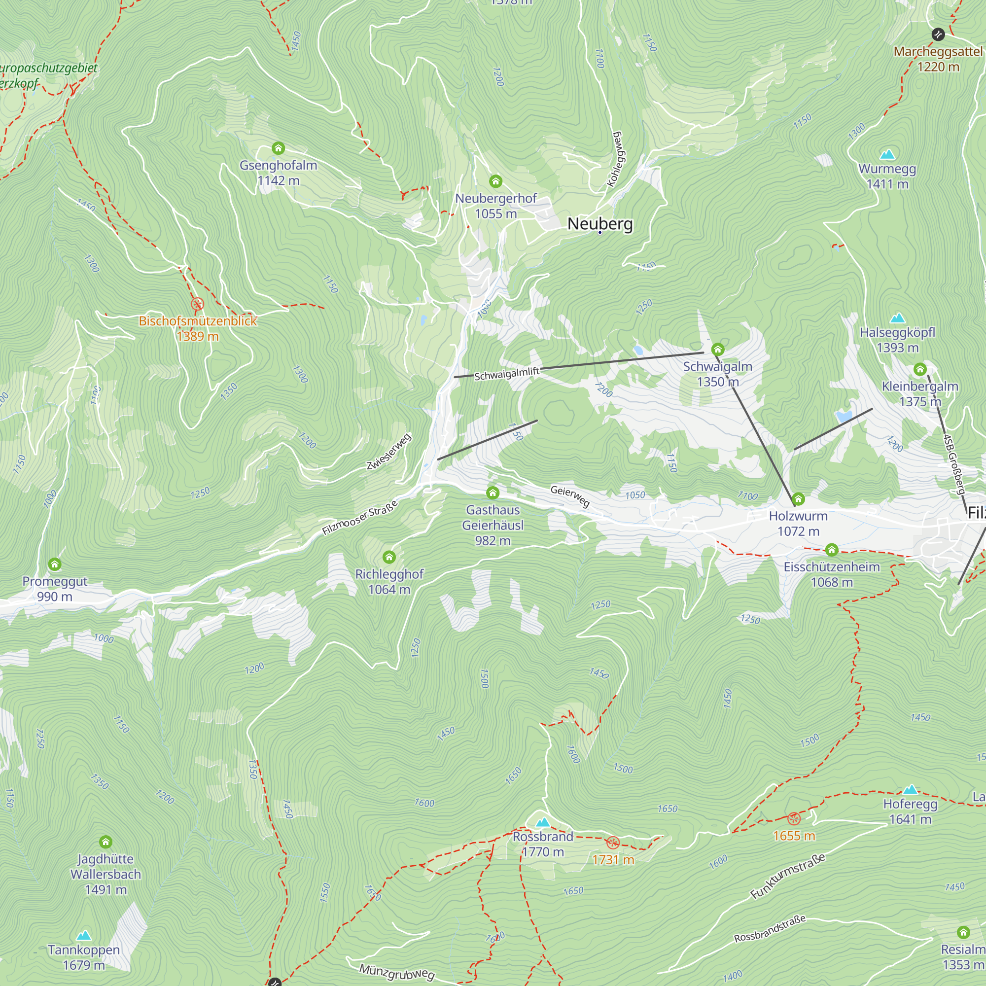 Gasthaus Geierhäusl map