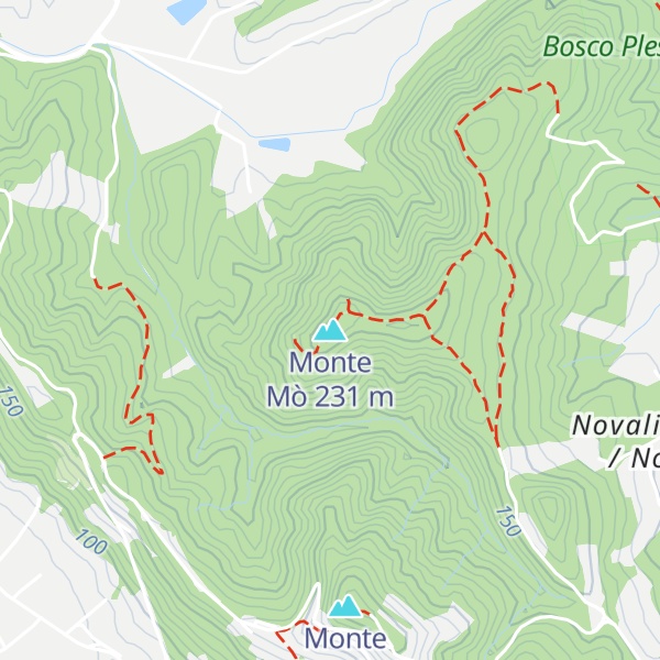 Map of Monte Mò