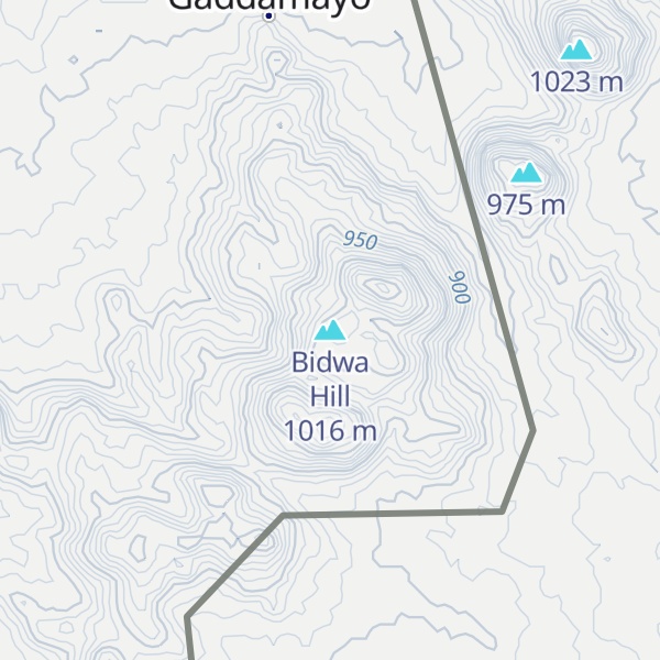 Map of Bidwa Hill