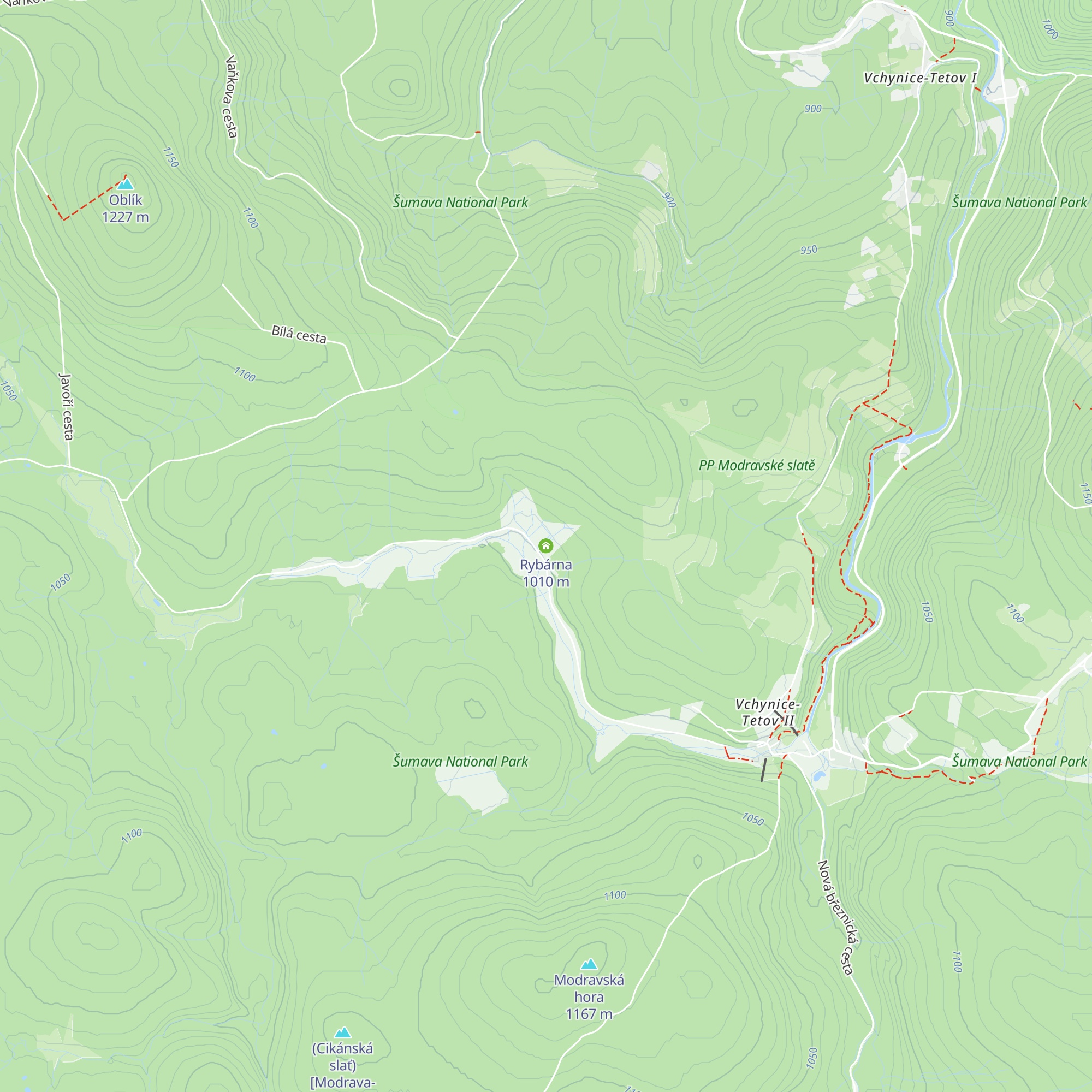 Rybárna map