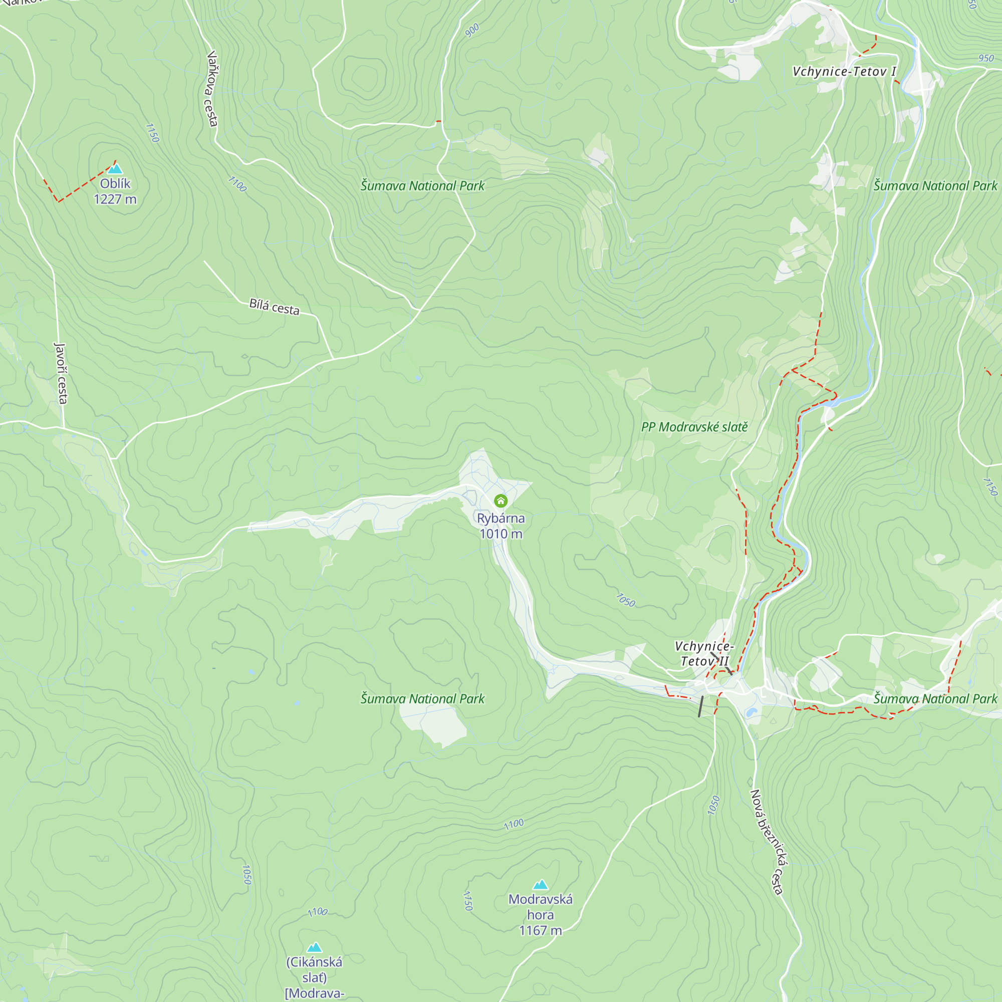 Rybárna map