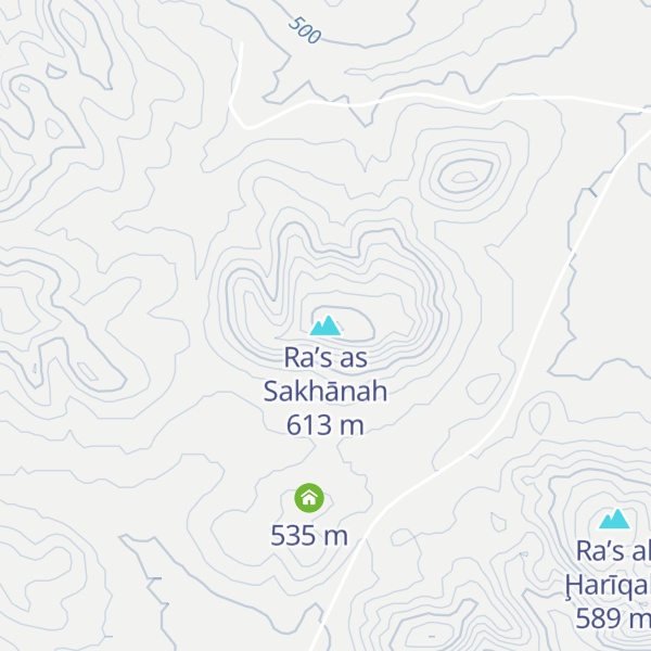 Map of Ra’s as Sakhānah
