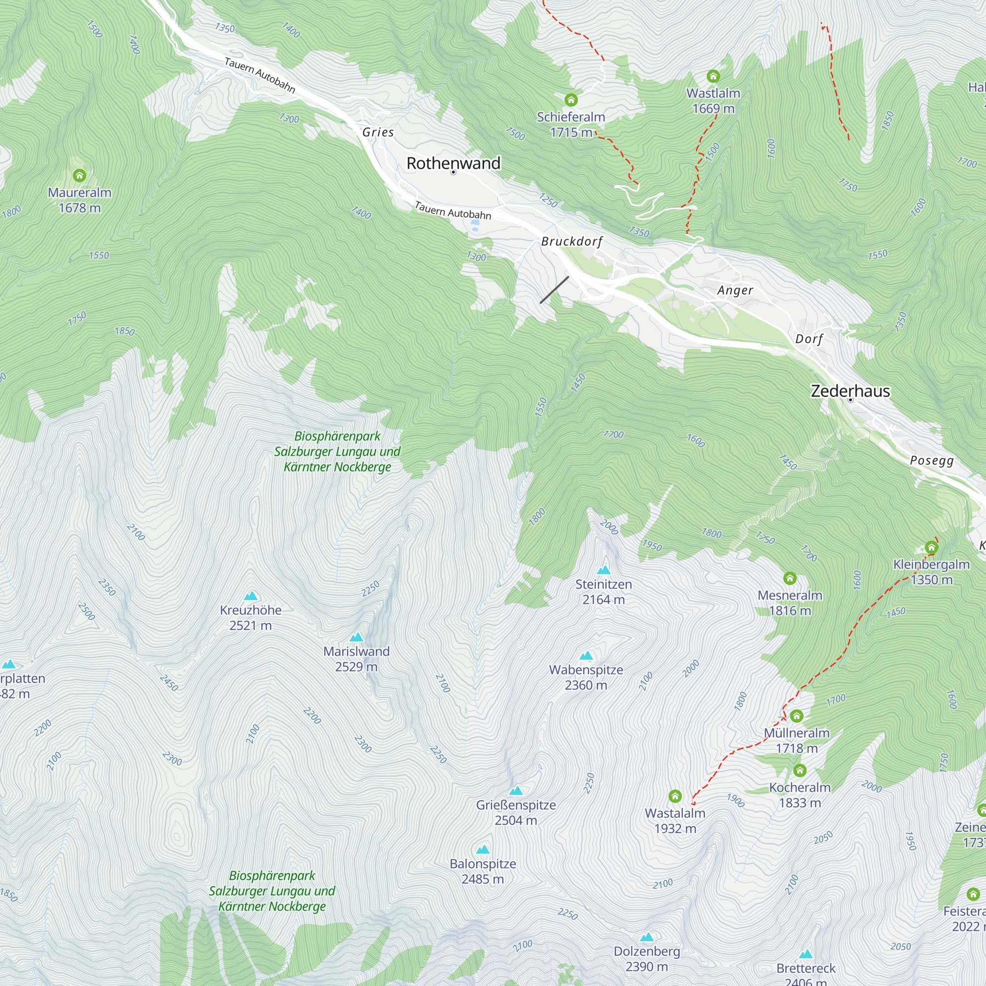 Marislalm map