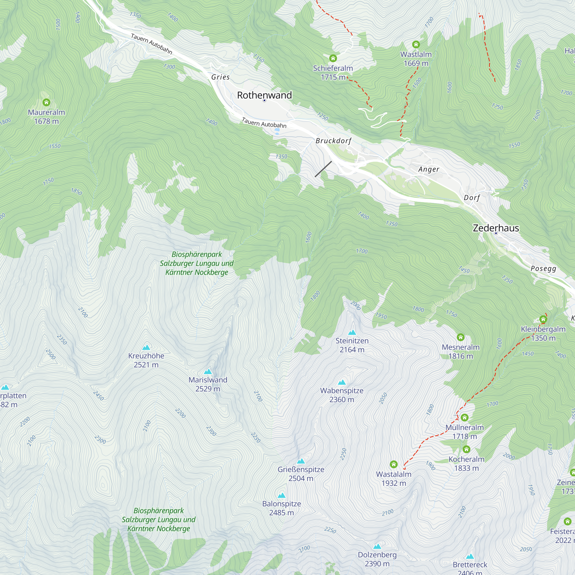 Marislalm map