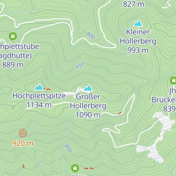 Map of Großer Hollerberg