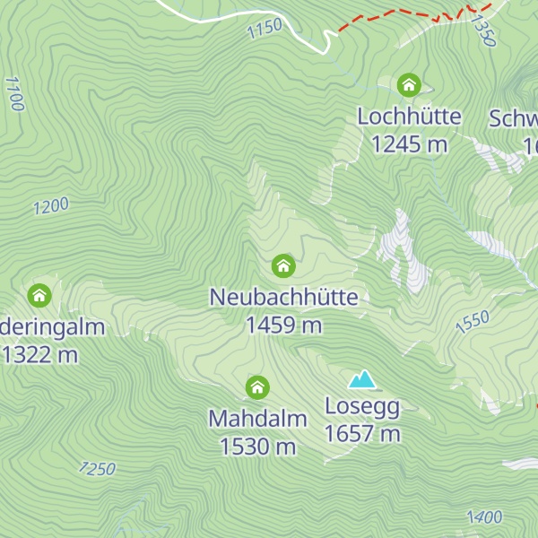 Map of Langfeldhütte