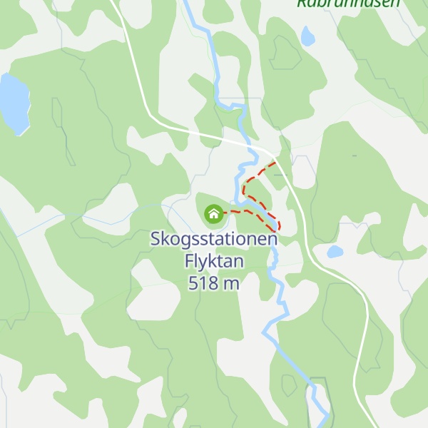 Map of Skogsstationen Flyktan