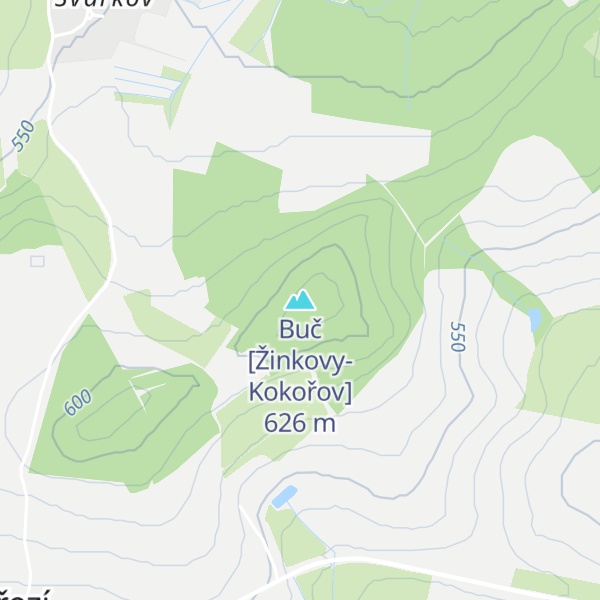 Map of Buč [Žinkovy-Kokořov]