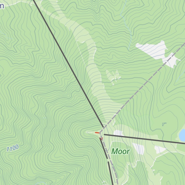 Map of Hornhütte
