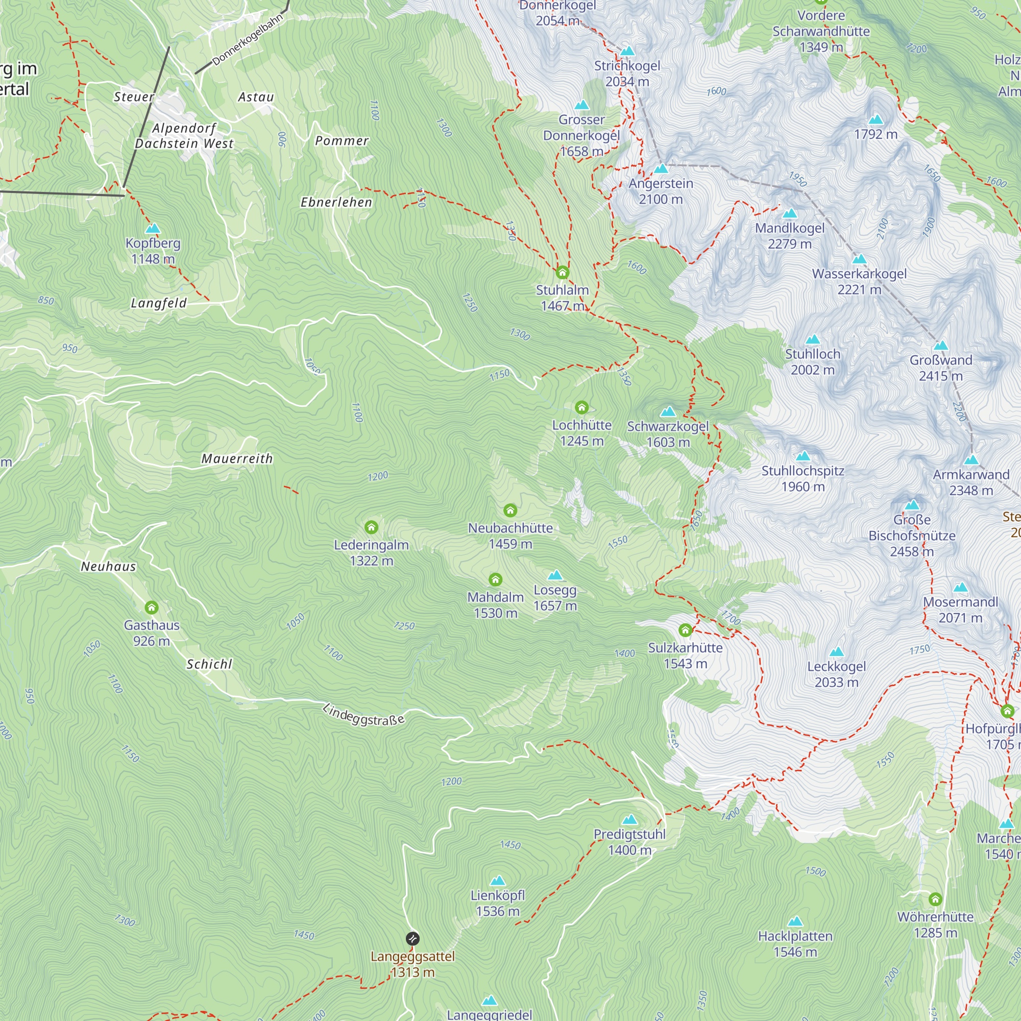 Neubachhütte map