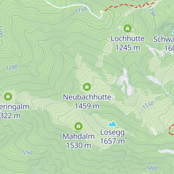 Map of Neubachhütte