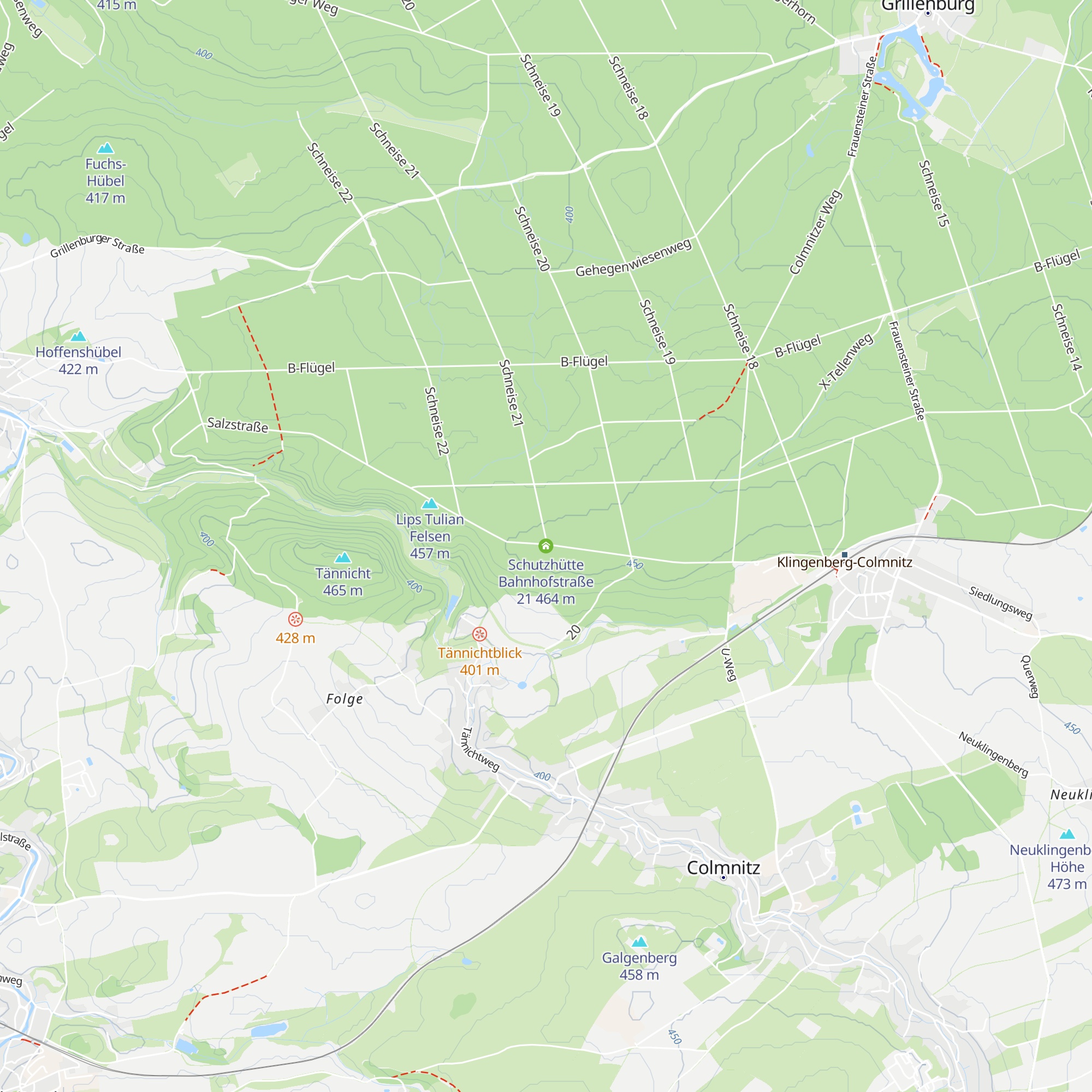 Schutzhütte Bahnhofstraße 21 map