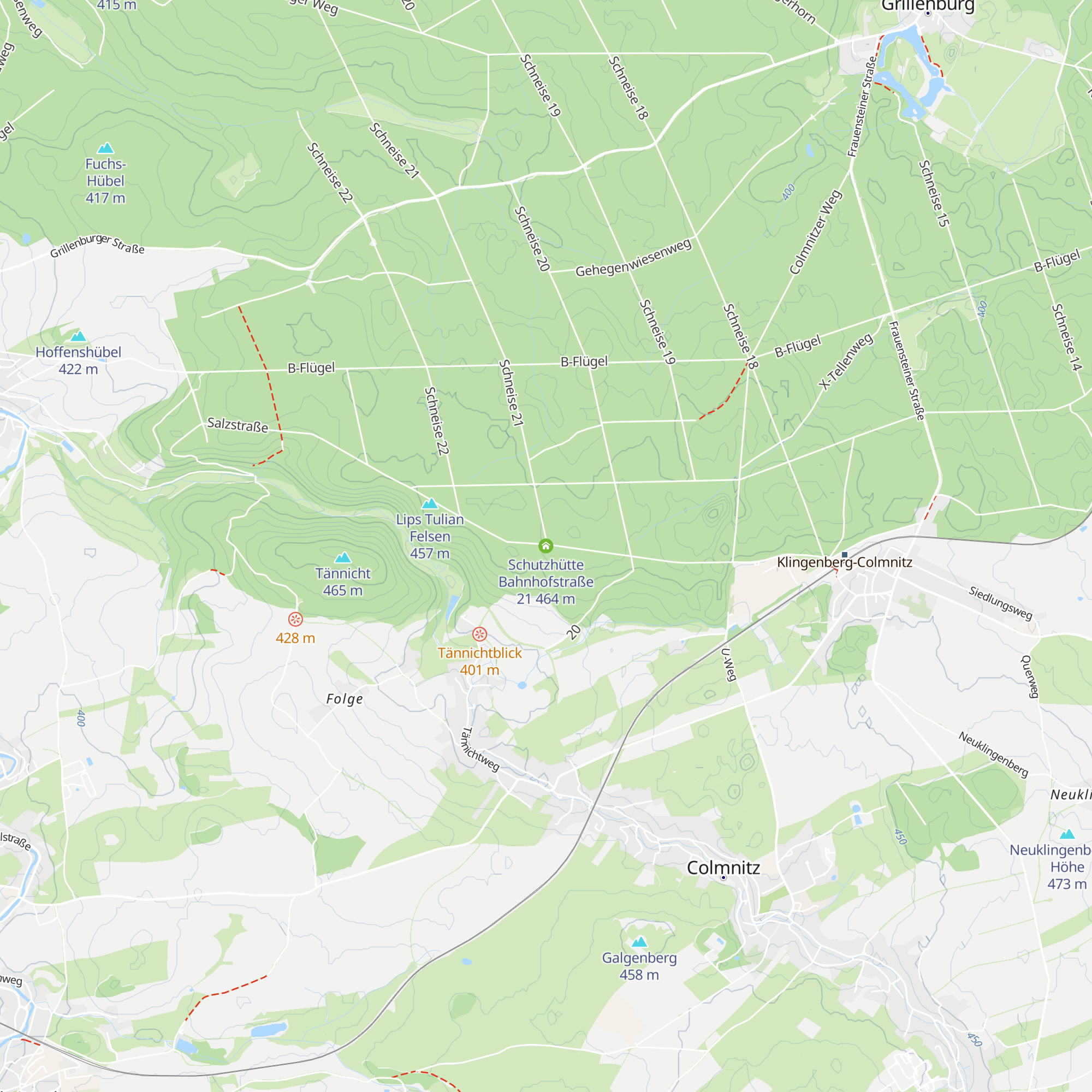 Schutzhütte Bahnhofstraße 21 map
