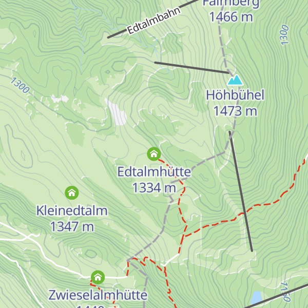 Map of Edtalmhütte