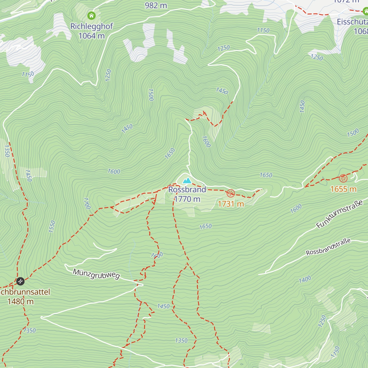 Radstädterhütte map