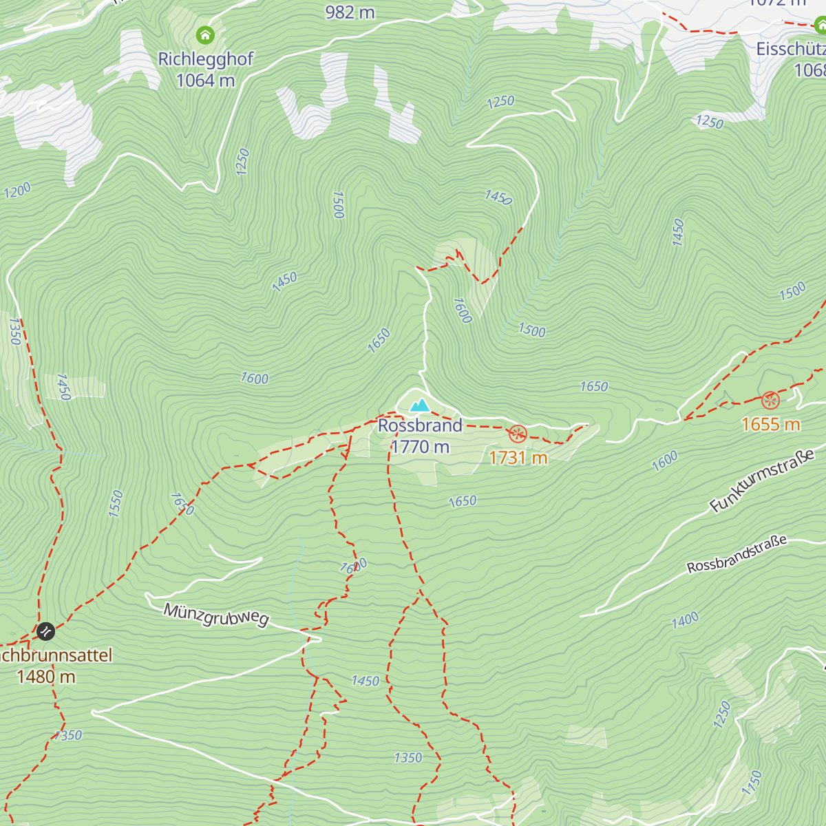 Radstädterhütte map