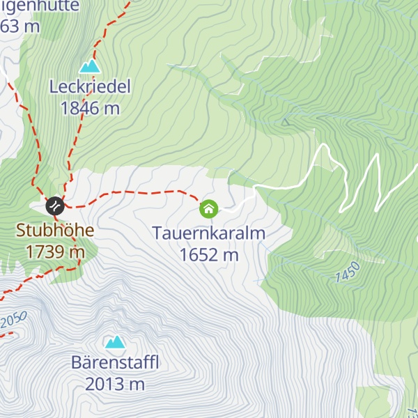 Map of Tauernkaralm
