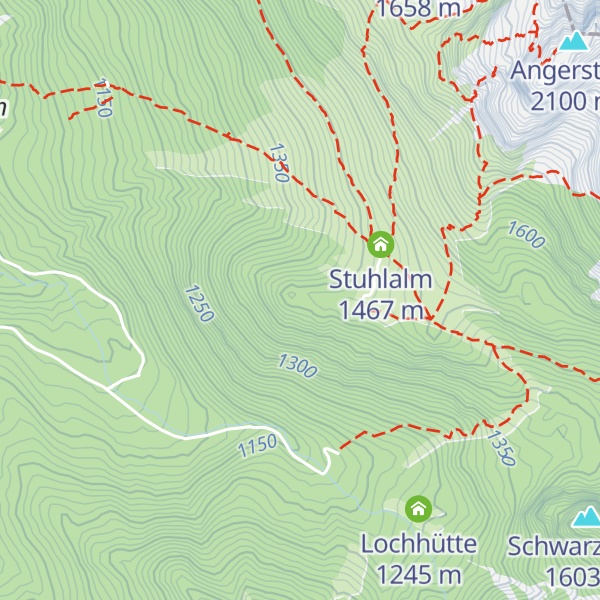 Map of Theodor-Körner-Hütte