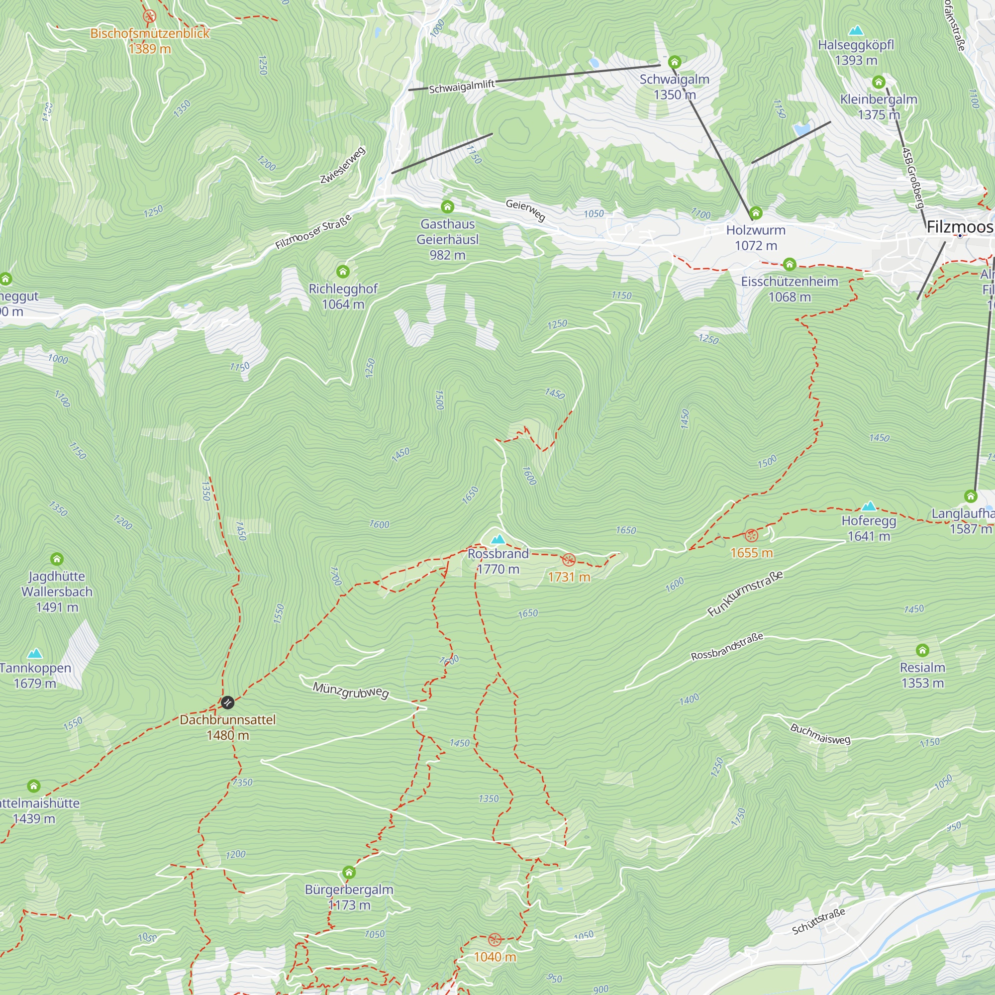 Roßbrandhütte map
