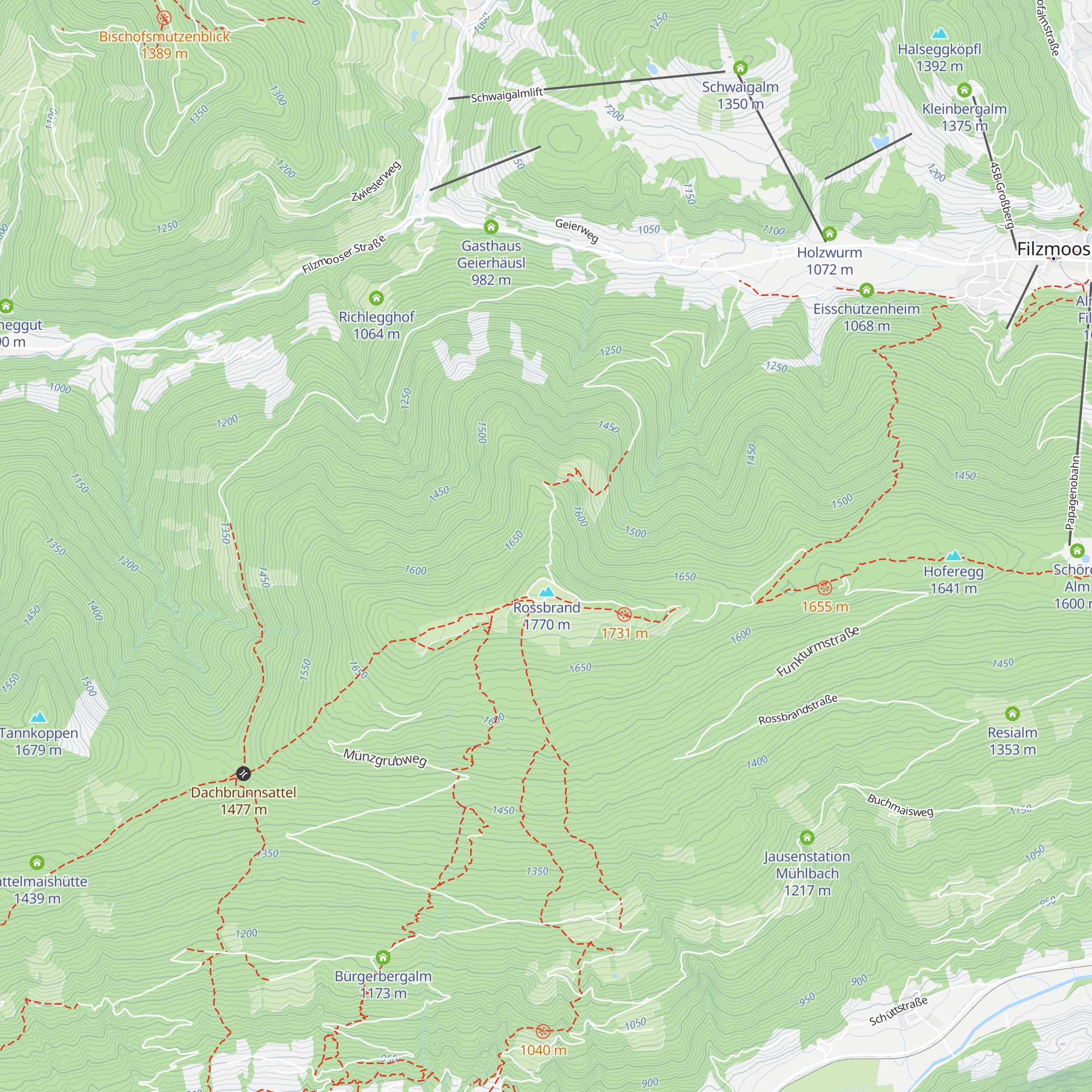 Roßbrandhütte map