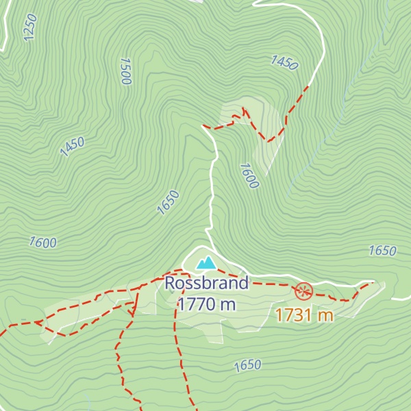 Map of Roßbrandhütte