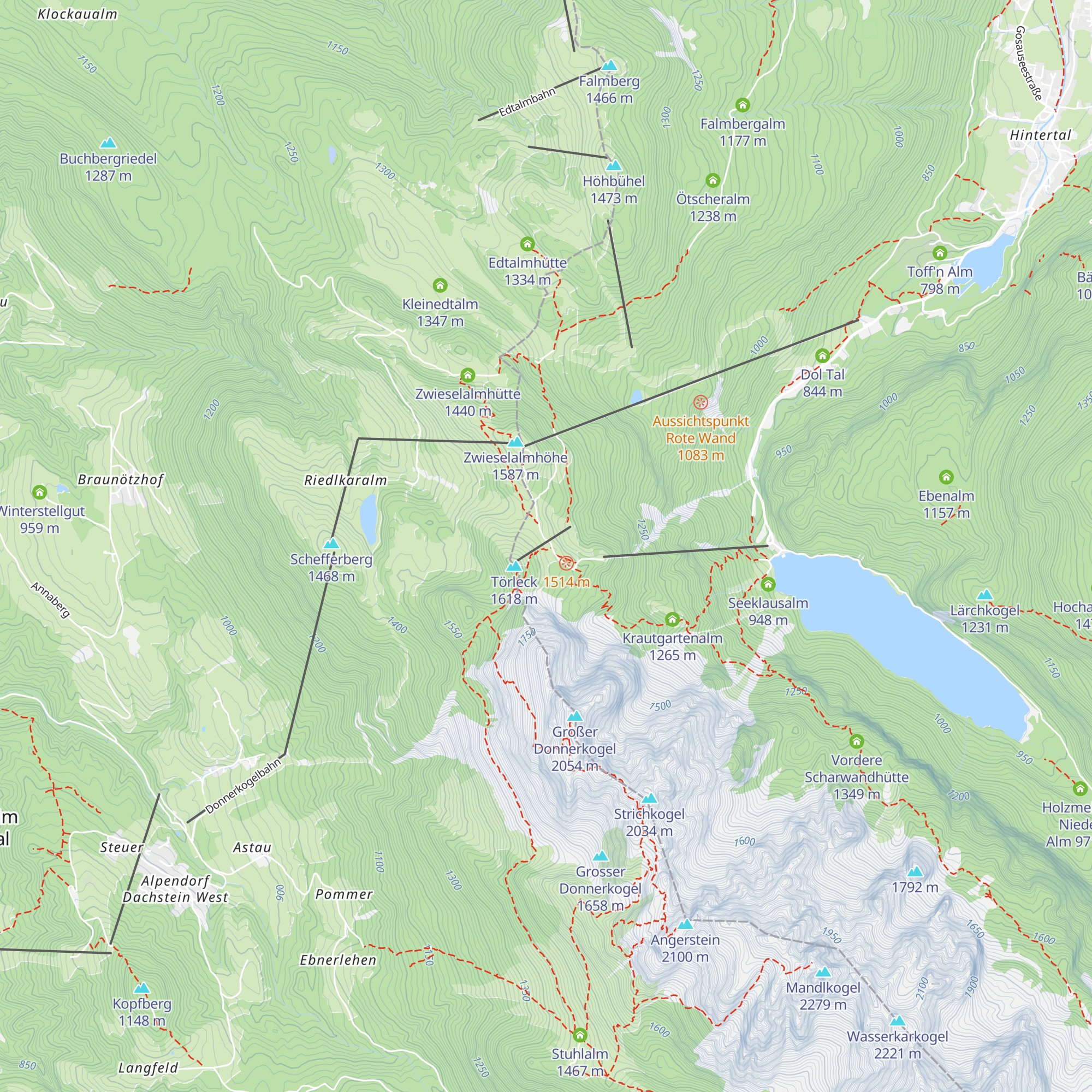 Breininghütte map