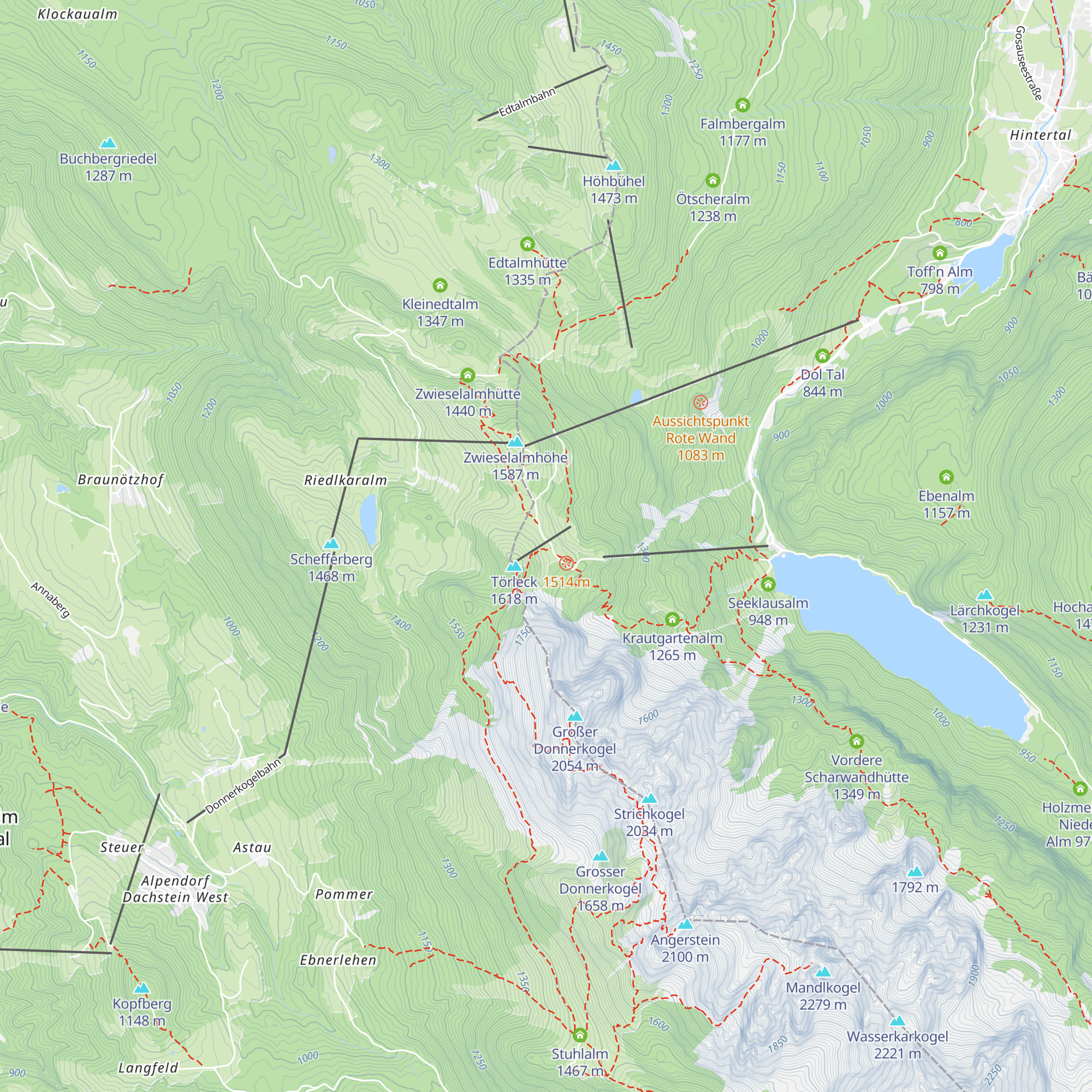 Breininghütte map