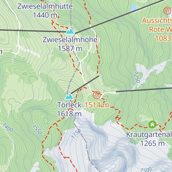 Map of Breininghütte