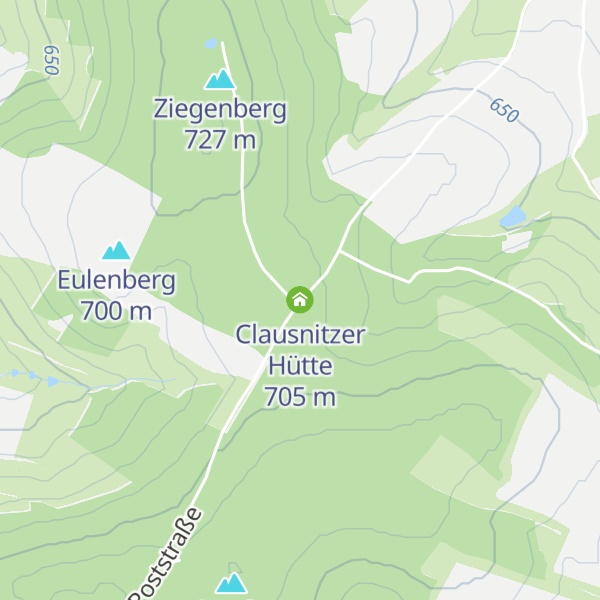 Map of Clausnitzer Hütte