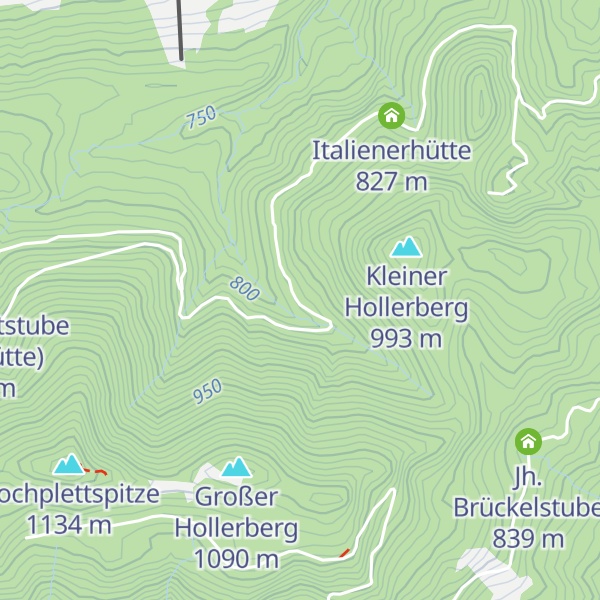Map of Hollerbergstube (Jagdhütte)