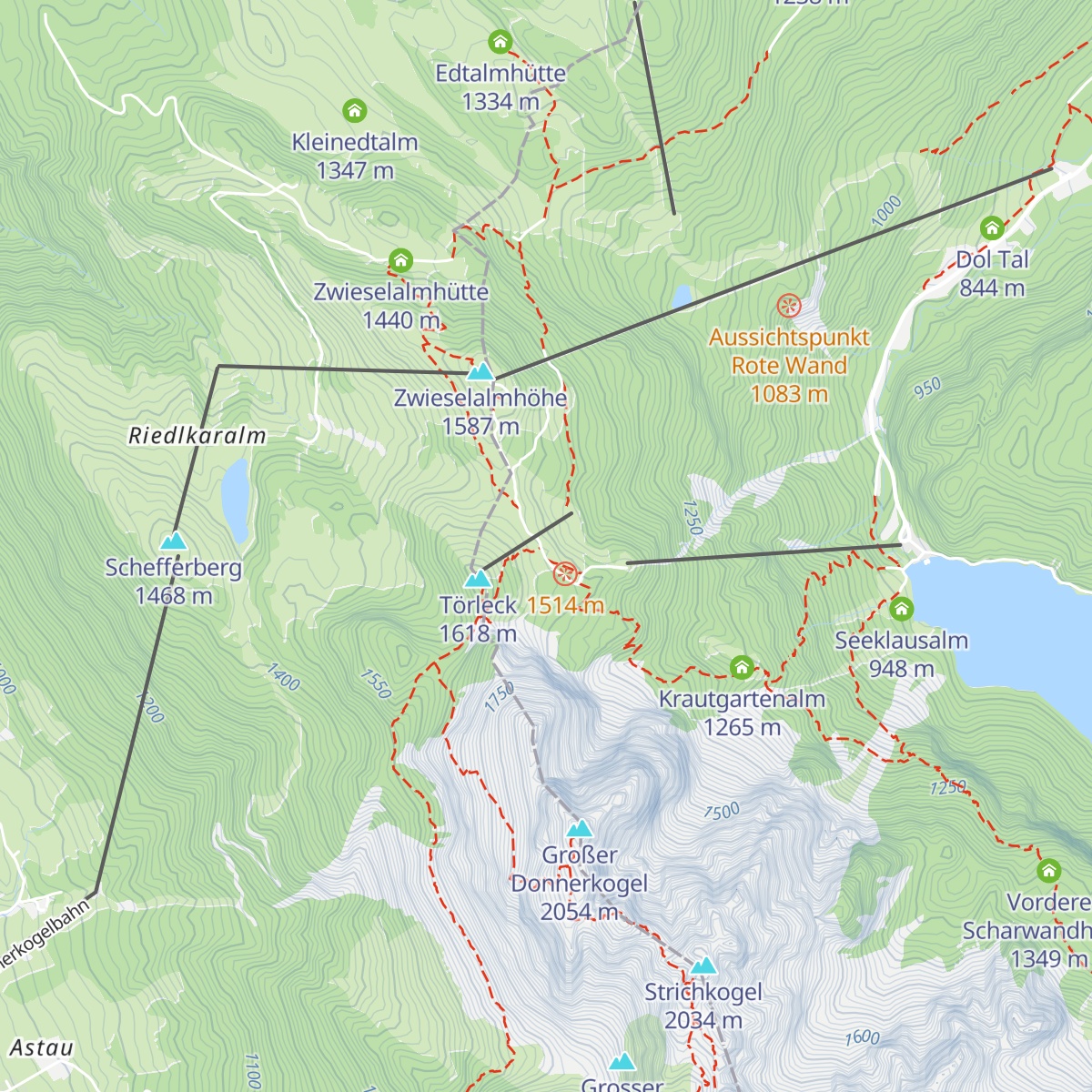 Gablonzer Hütte map