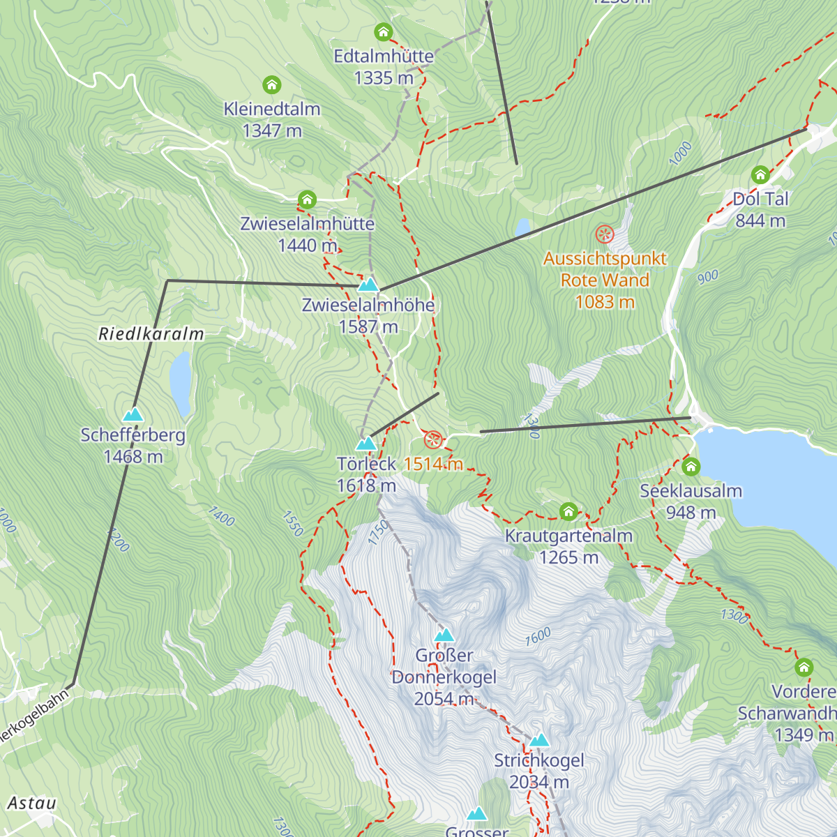 Gablonzer Hütte map