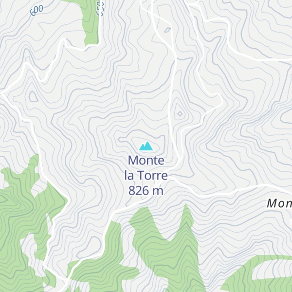 Map of Monte la Torre