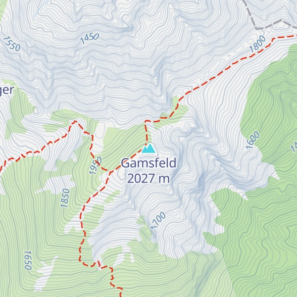 Map of Gamsfeld