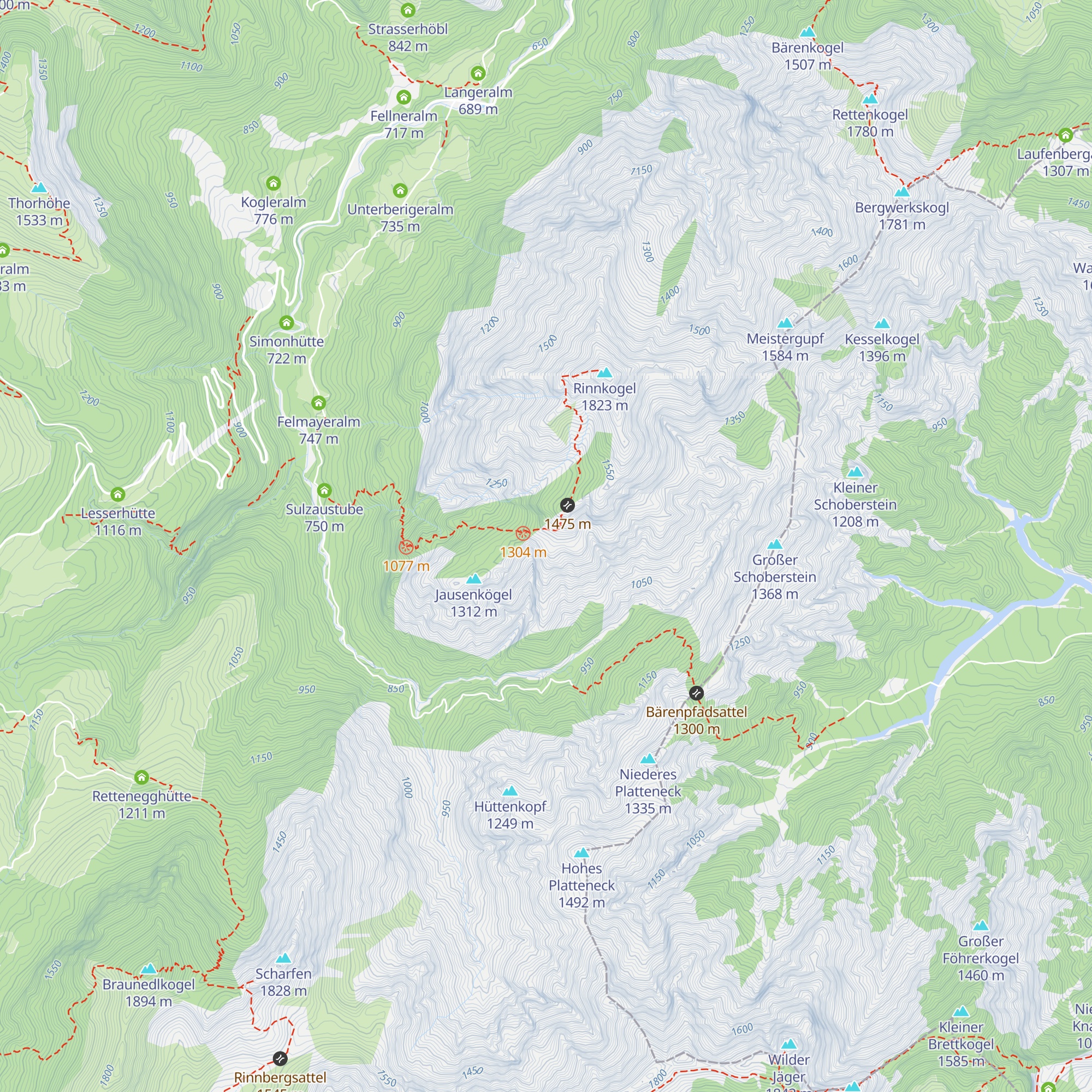 Rinnstüberl map
