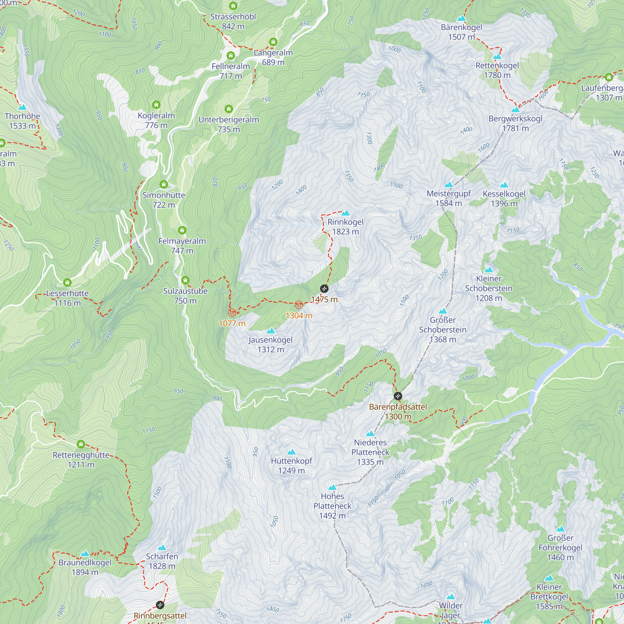 Rinnstüberl map