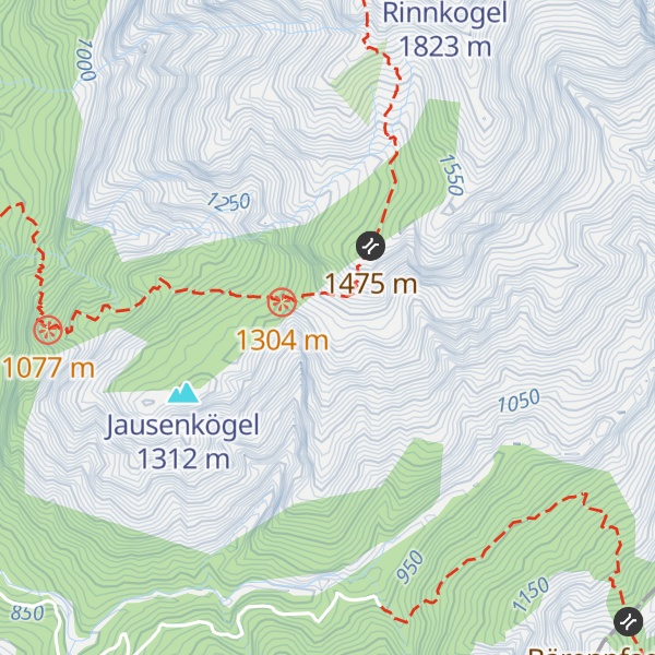 Map of Rinnstüberl