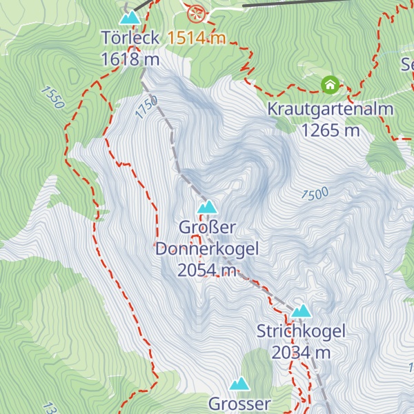 Map of Großer Donnerkogel