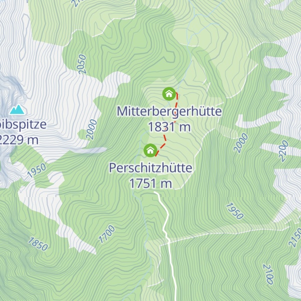 Map of Perschitzhütte