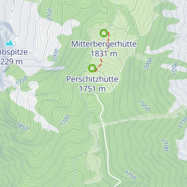 Map of Zirmhofhütte