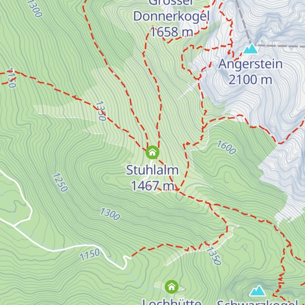 Map of Stuhlalm