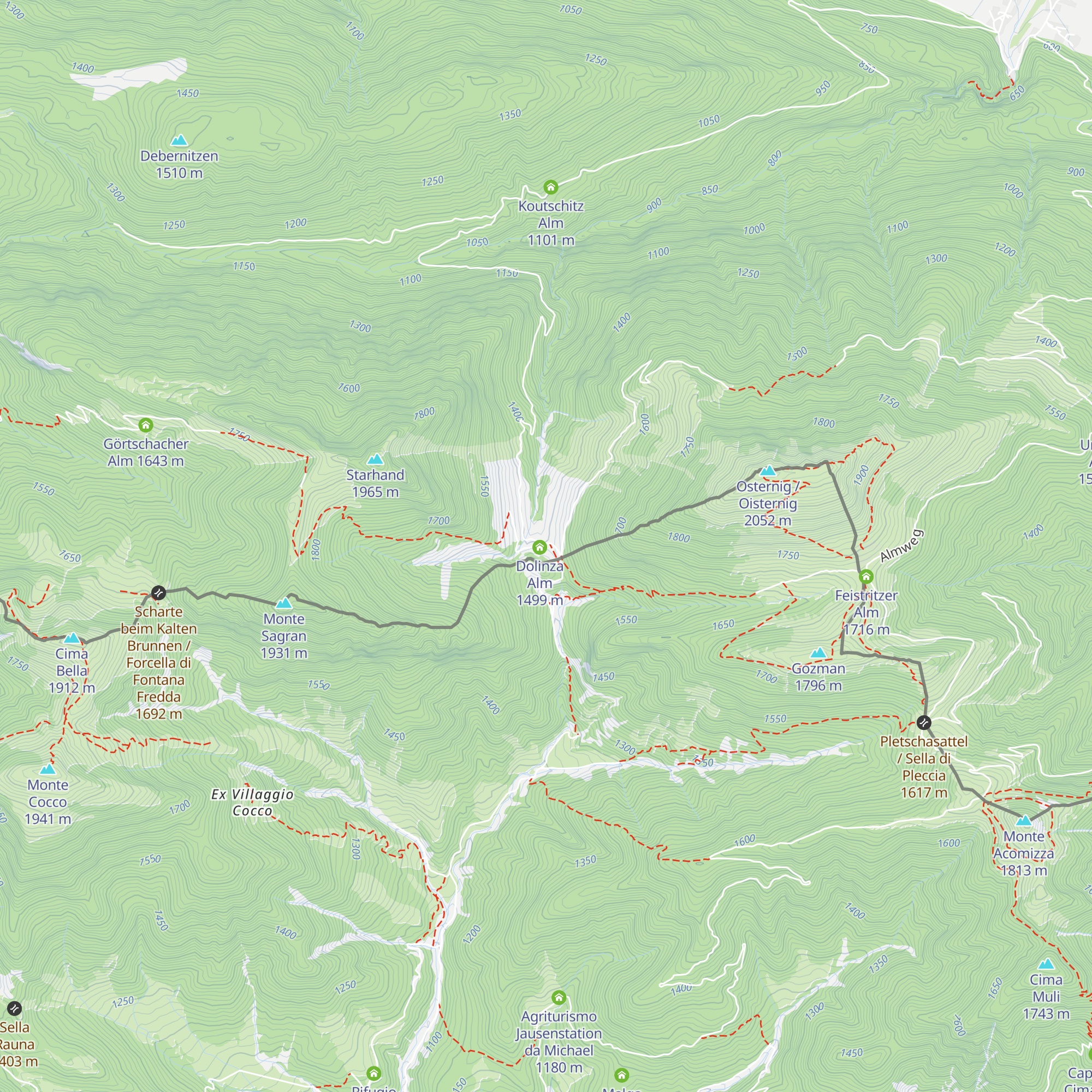 Wirtshaus Starhand map
