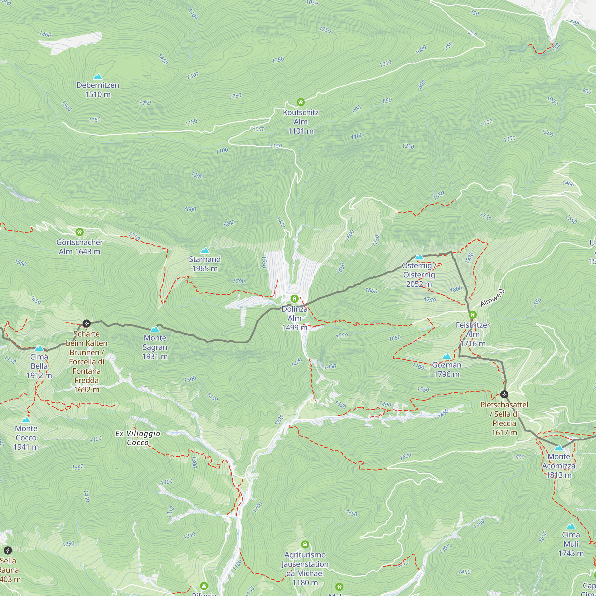 Wirtshaus Starhand map