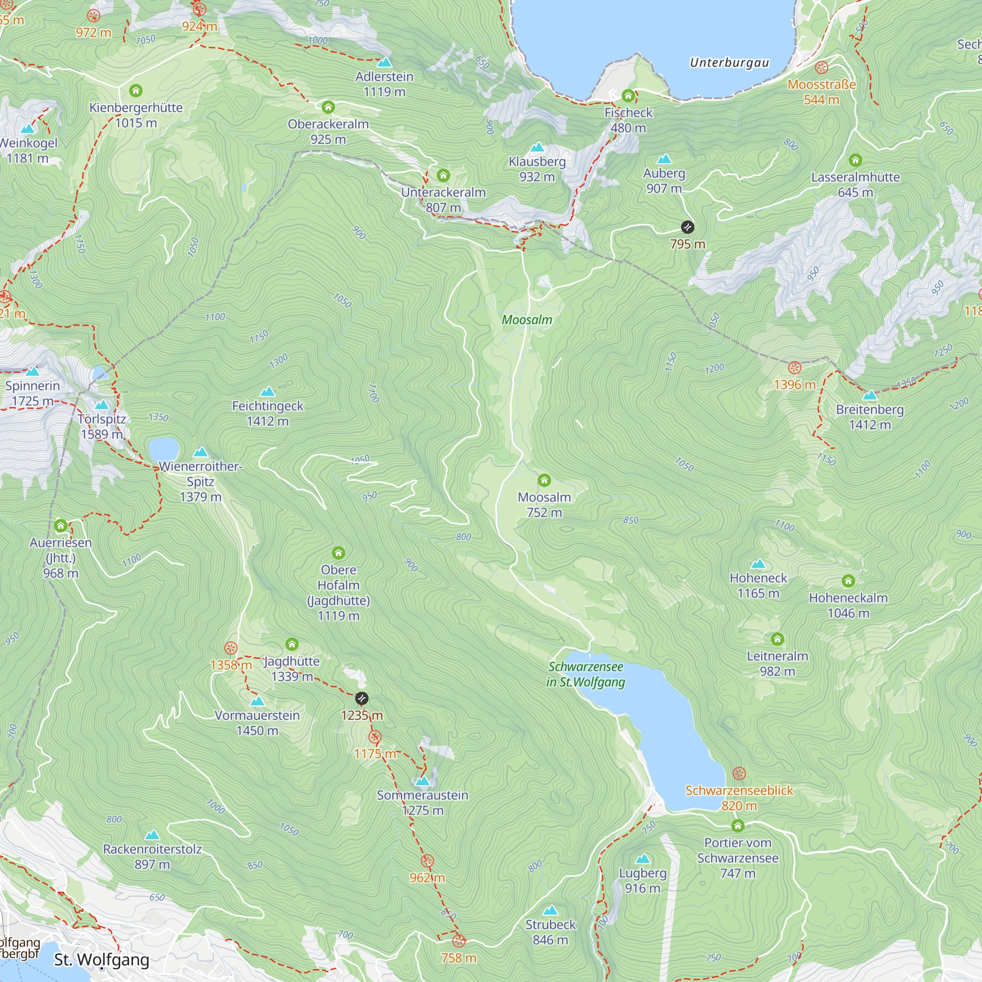 Gschwandtner Alm map