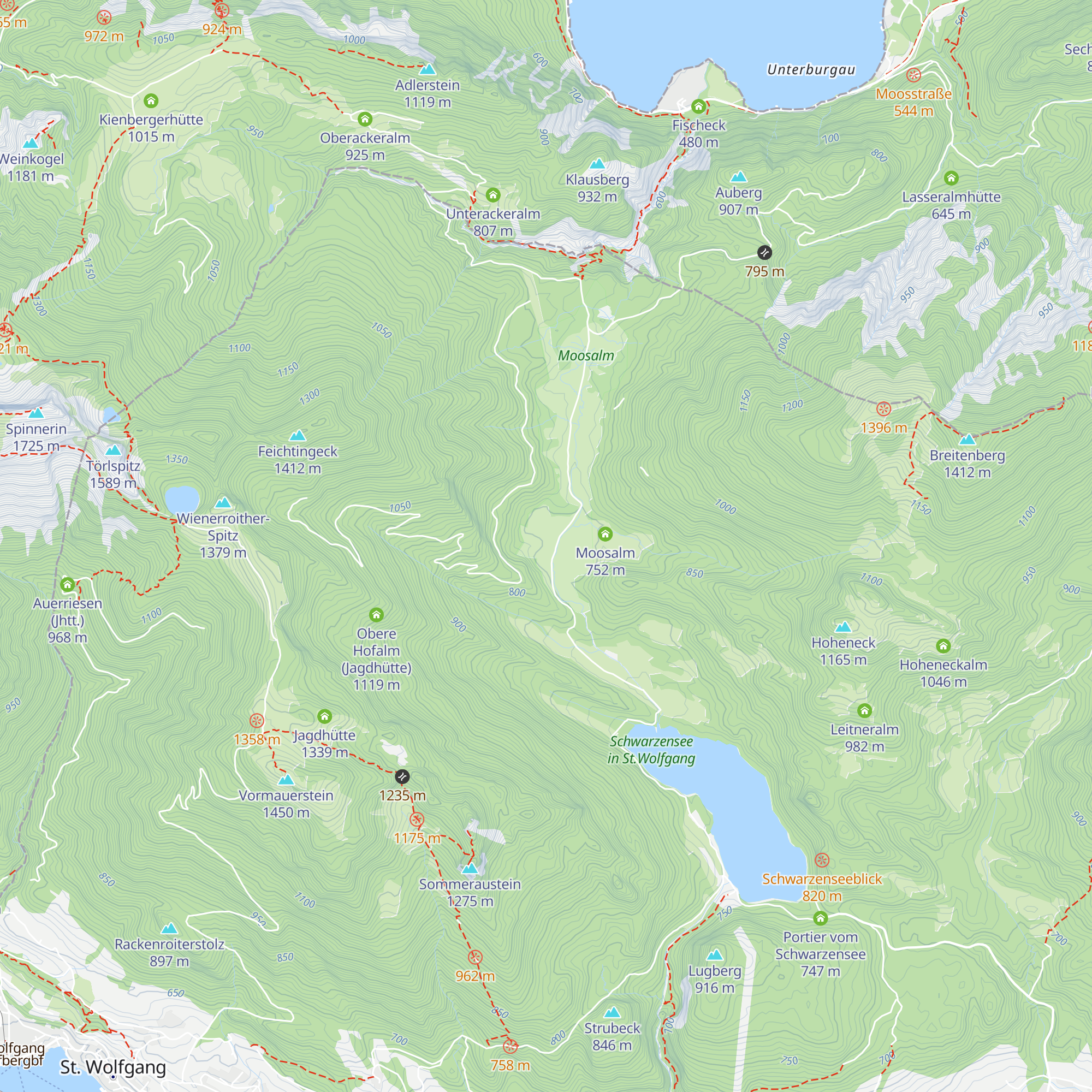 Gschwandtner Alm map