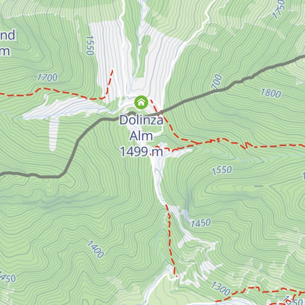 Map of Rifugio Nordio-Deffar