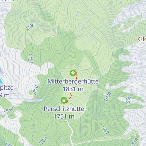 Map of Mitterbergerhütte