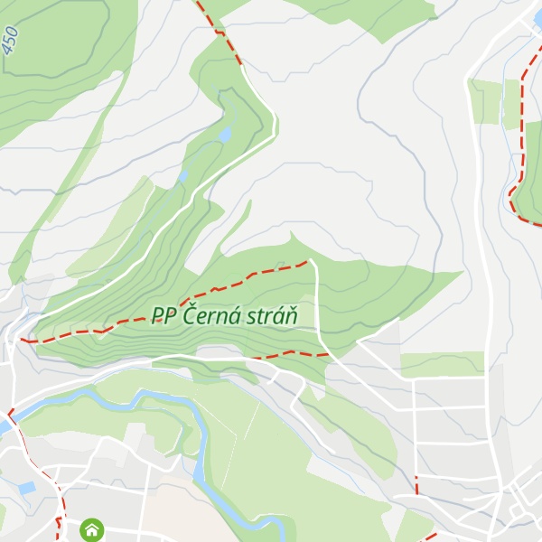 Map of Hůrka [Starý Plzenec] outlook p.