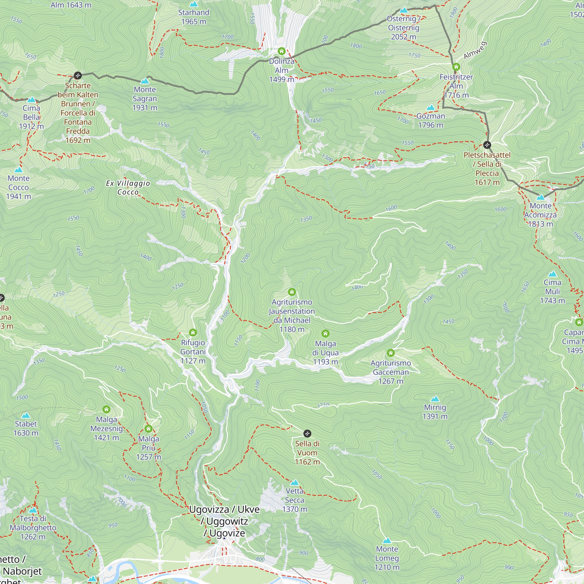 Agriturismo Jausenstation da Michael map